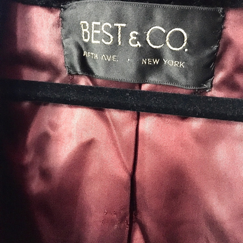 Vintage Best & Co. black faux fur coat. - Picture 3 of 7